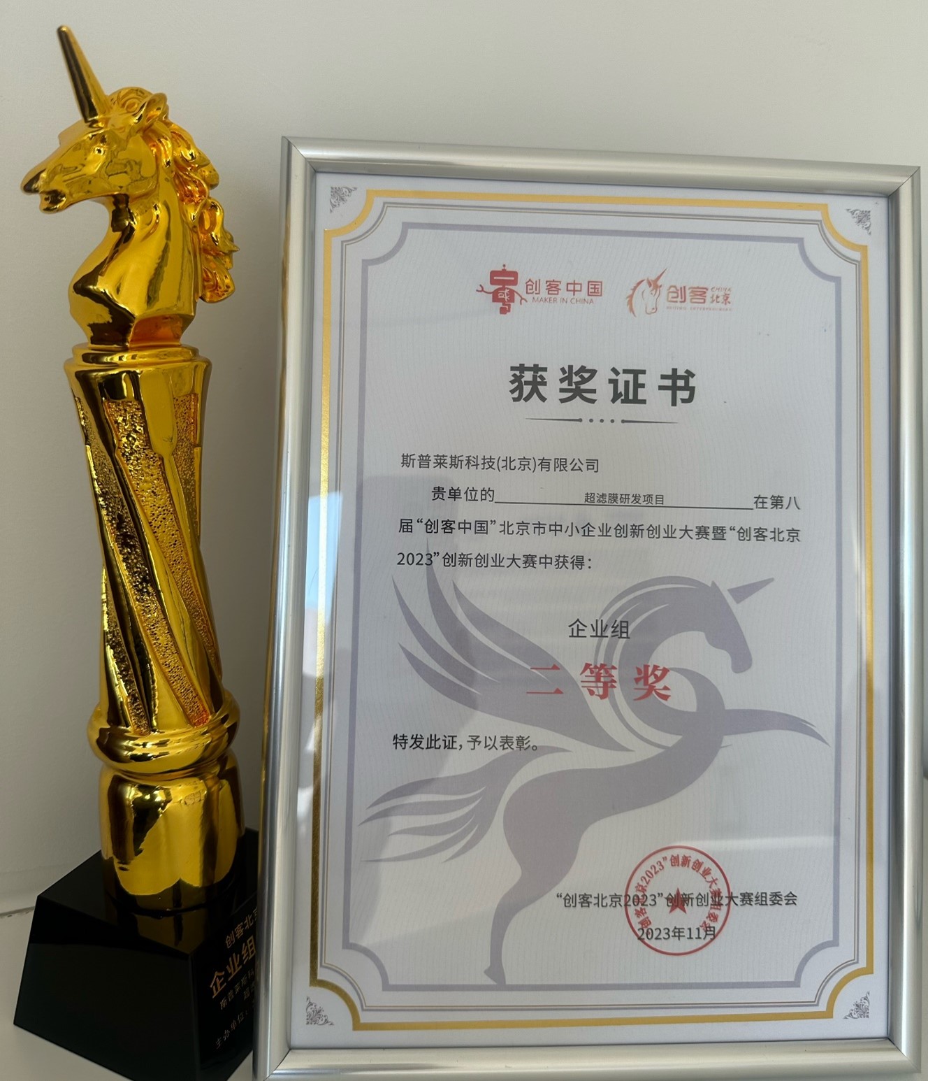 创客中国二等奖